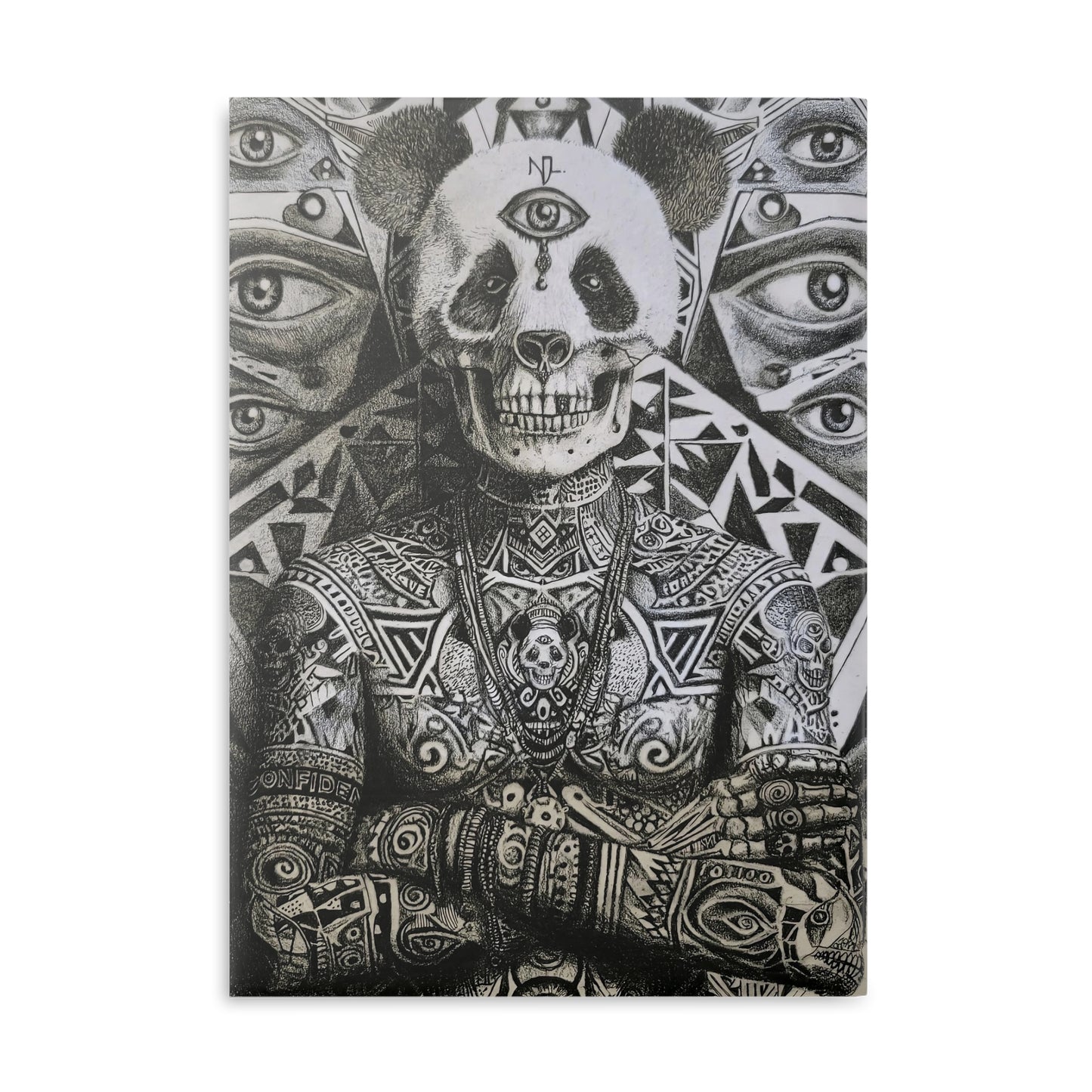 Art Hardcover Notebook with Puffy Cover