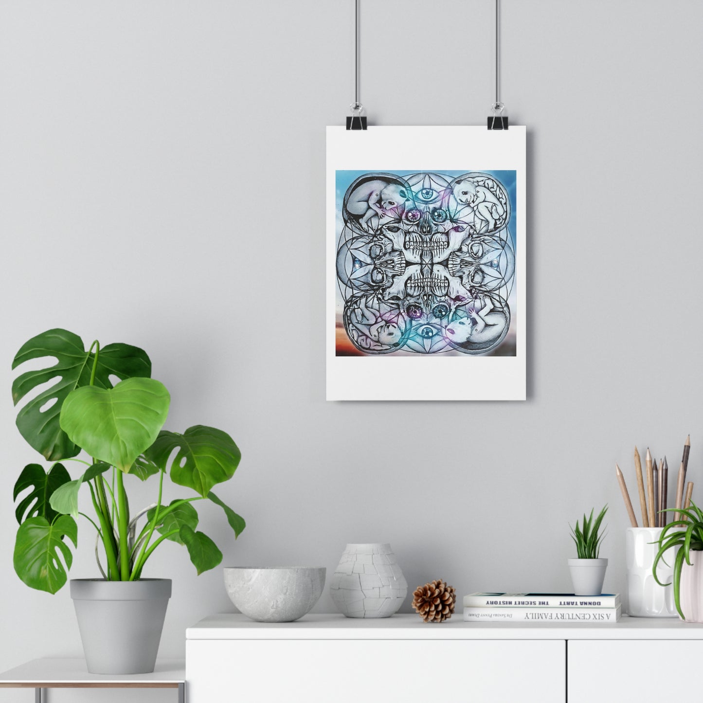 Giclée Art Print "one mind many faces"