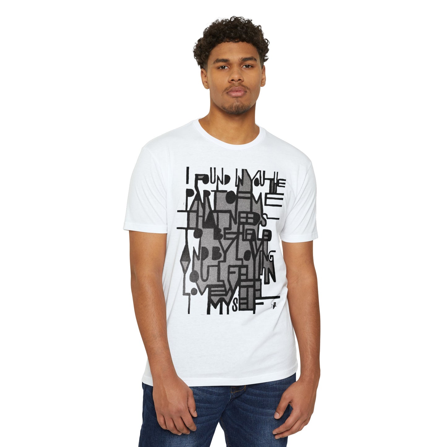 Unisex CVC Jersey T-shirt "i found you 2"