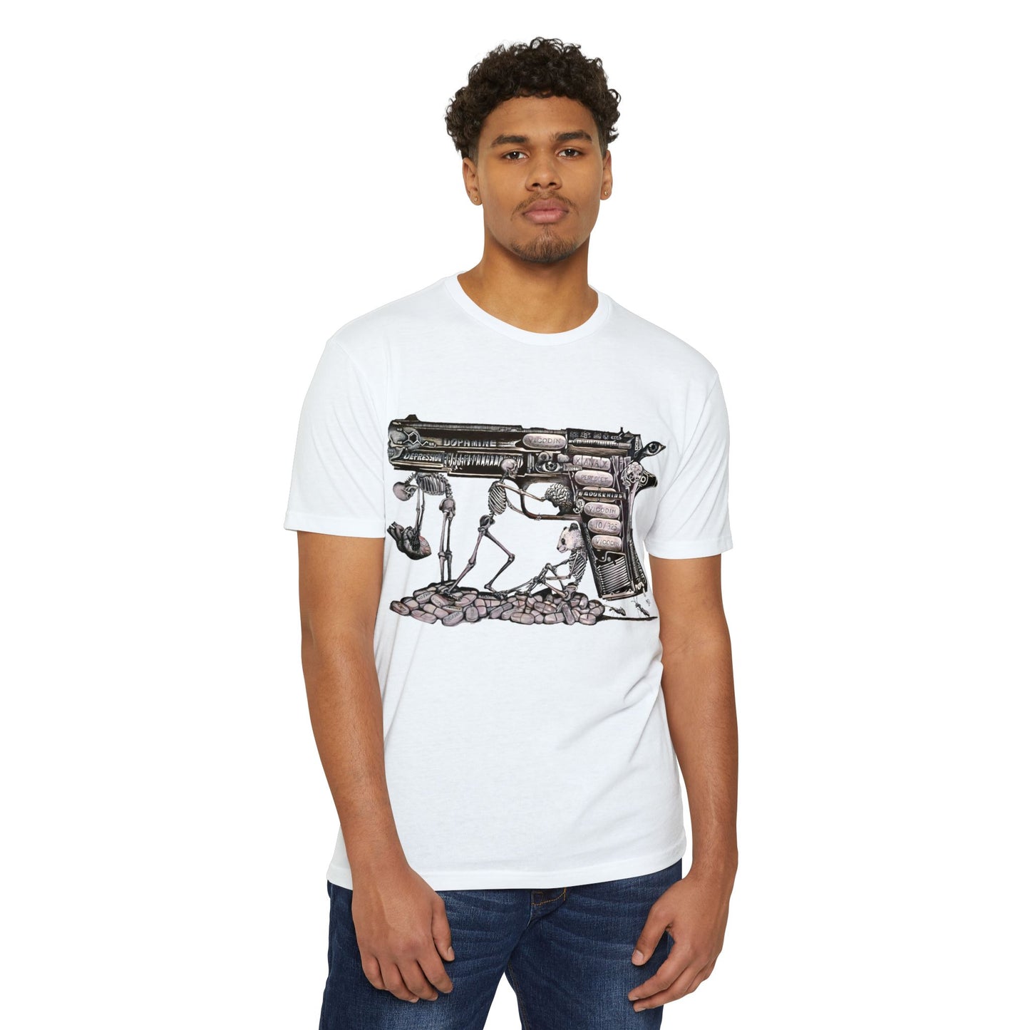 Unisex CVC Jersey T-shirt "whats in your gun"
