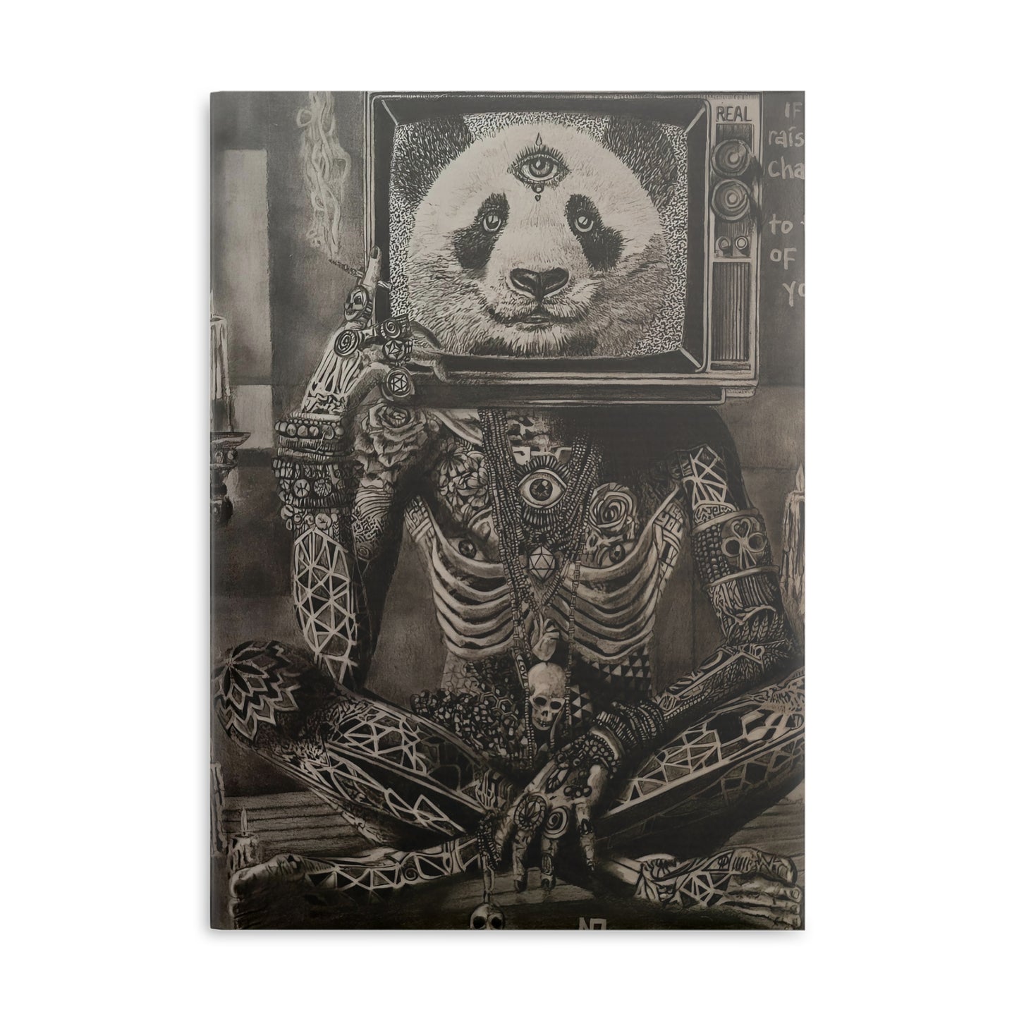 Art Hardcover Notebook with Puffy Cover