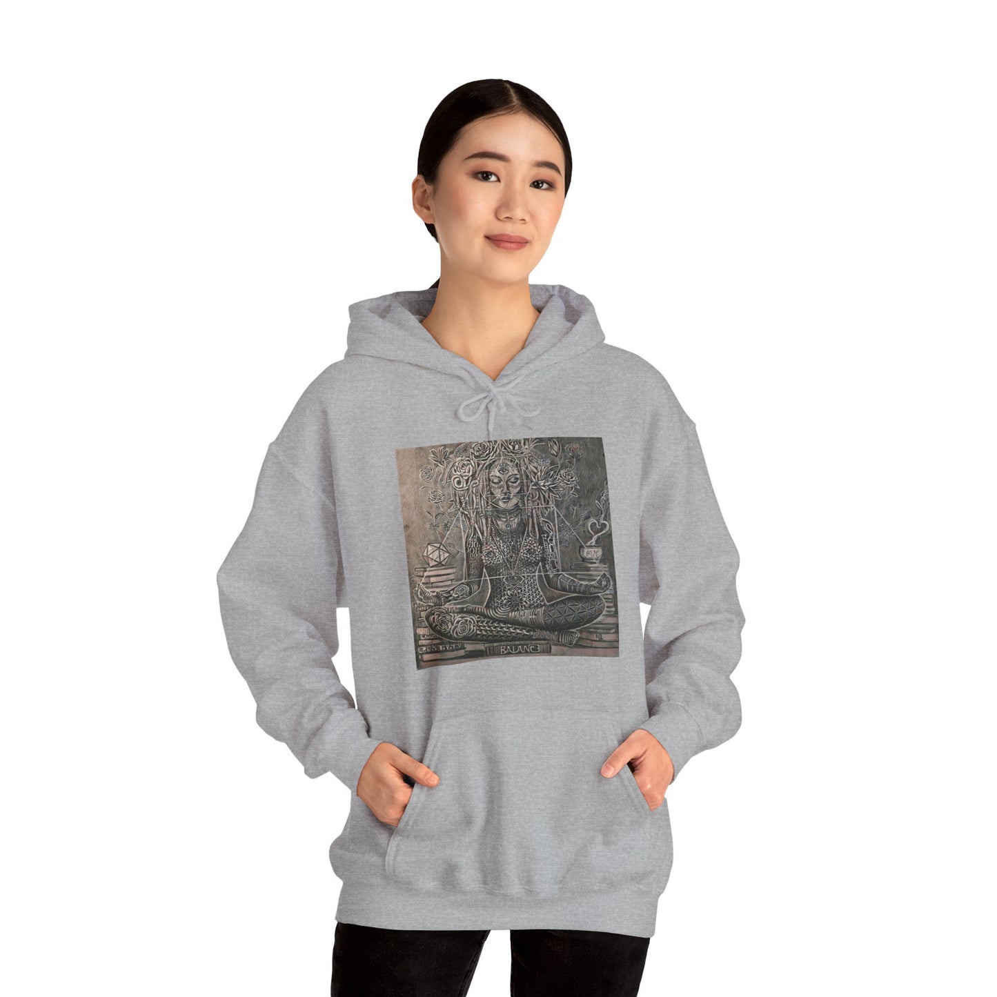 "Divine Feminine 2" Unisex Heavy Blend™ Hooded Sweatshirt