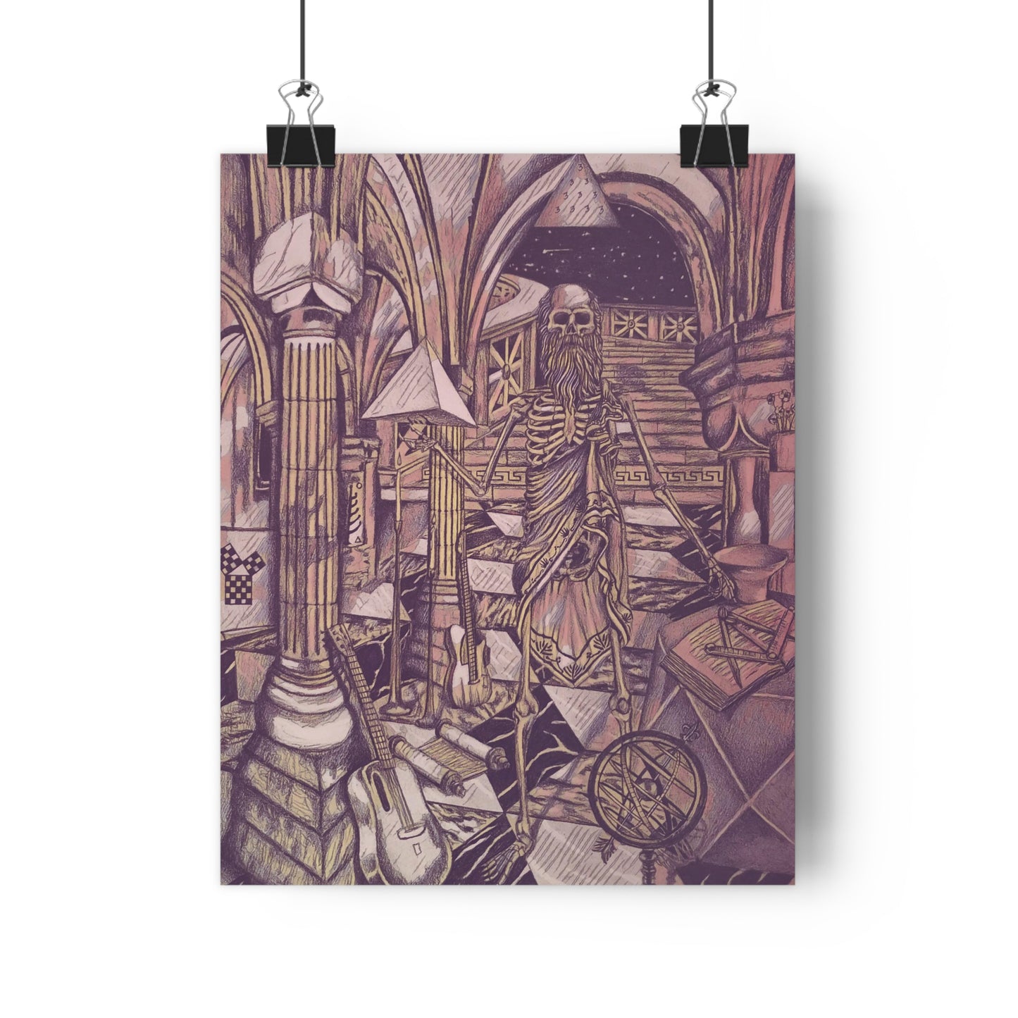 Giclée Art Print "Pythagoras on Otherside"