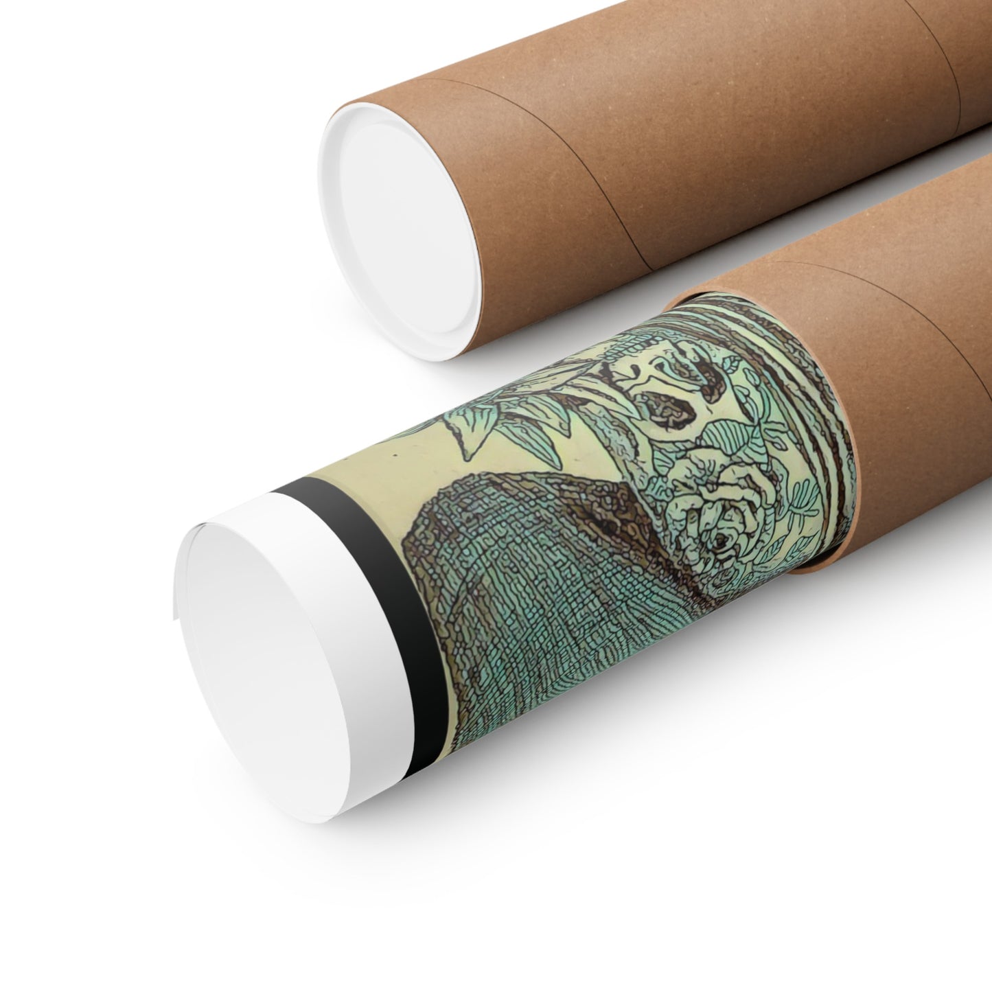 Premium Matte vertical posters Get Behind me Say10