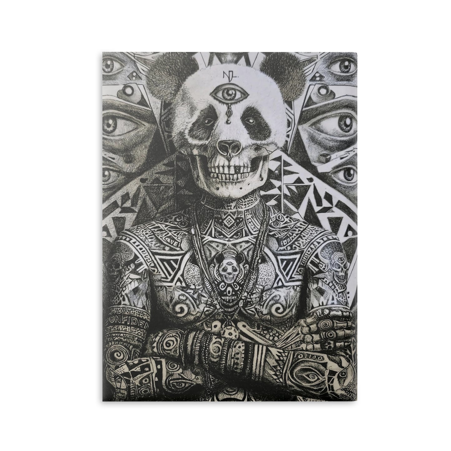 Art Hardcover Notebook with Puffy Cover