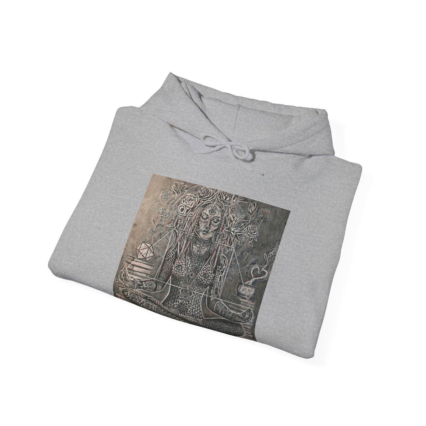 "Divine Feminine 2" Unisex Heavy Blend™ Hooded Sweatshirt