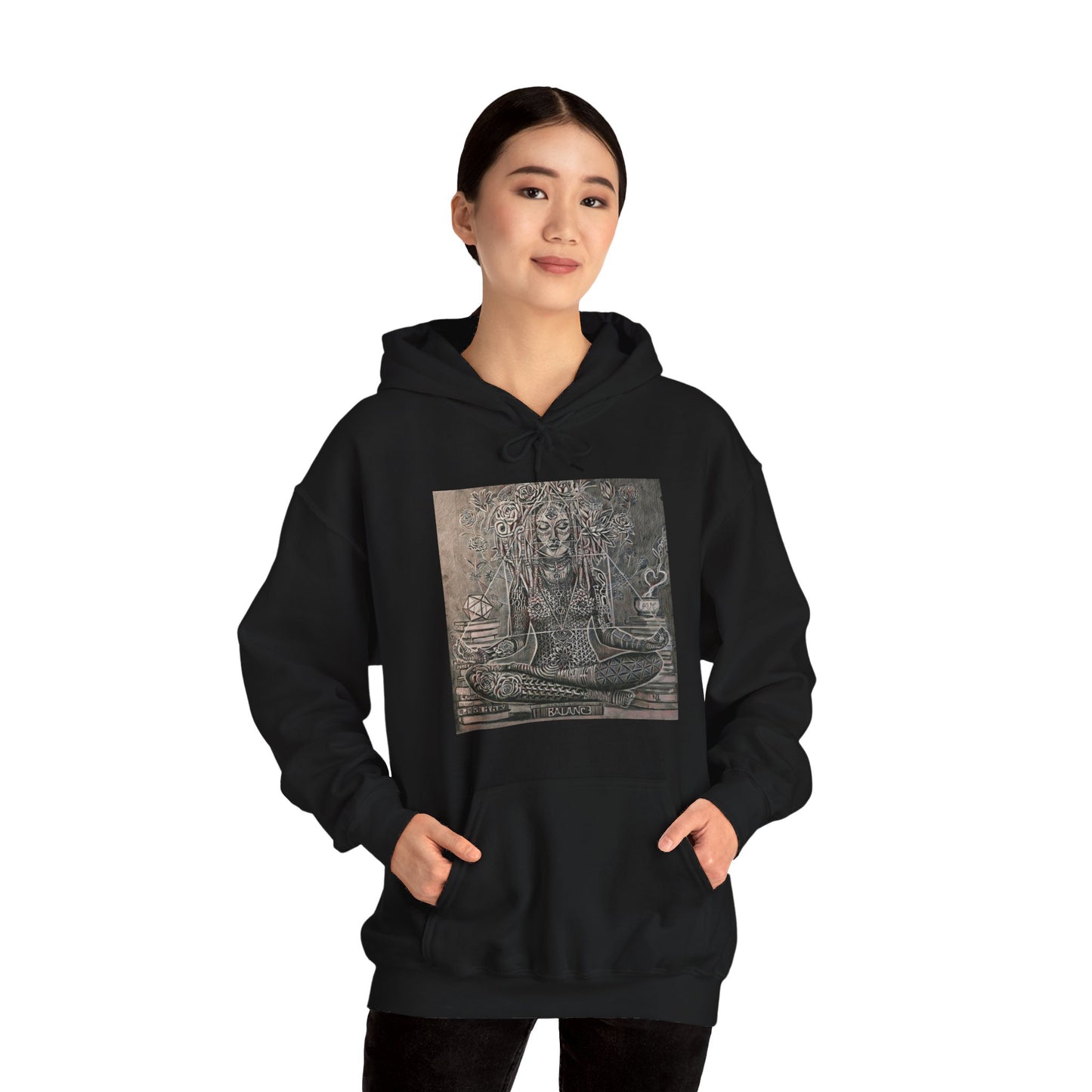 "Divine Feminine 2" Unisex Heavy Blend™ Hooded Sweatshirt