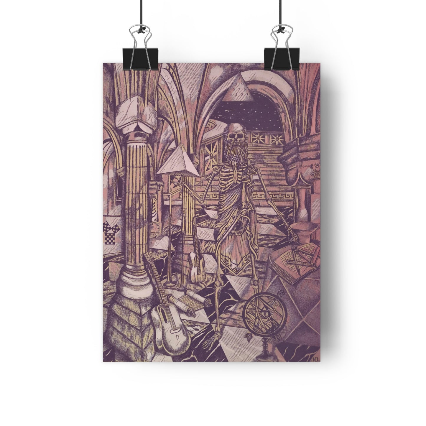 Giclée Art Print "Pythagoras on Otherside"