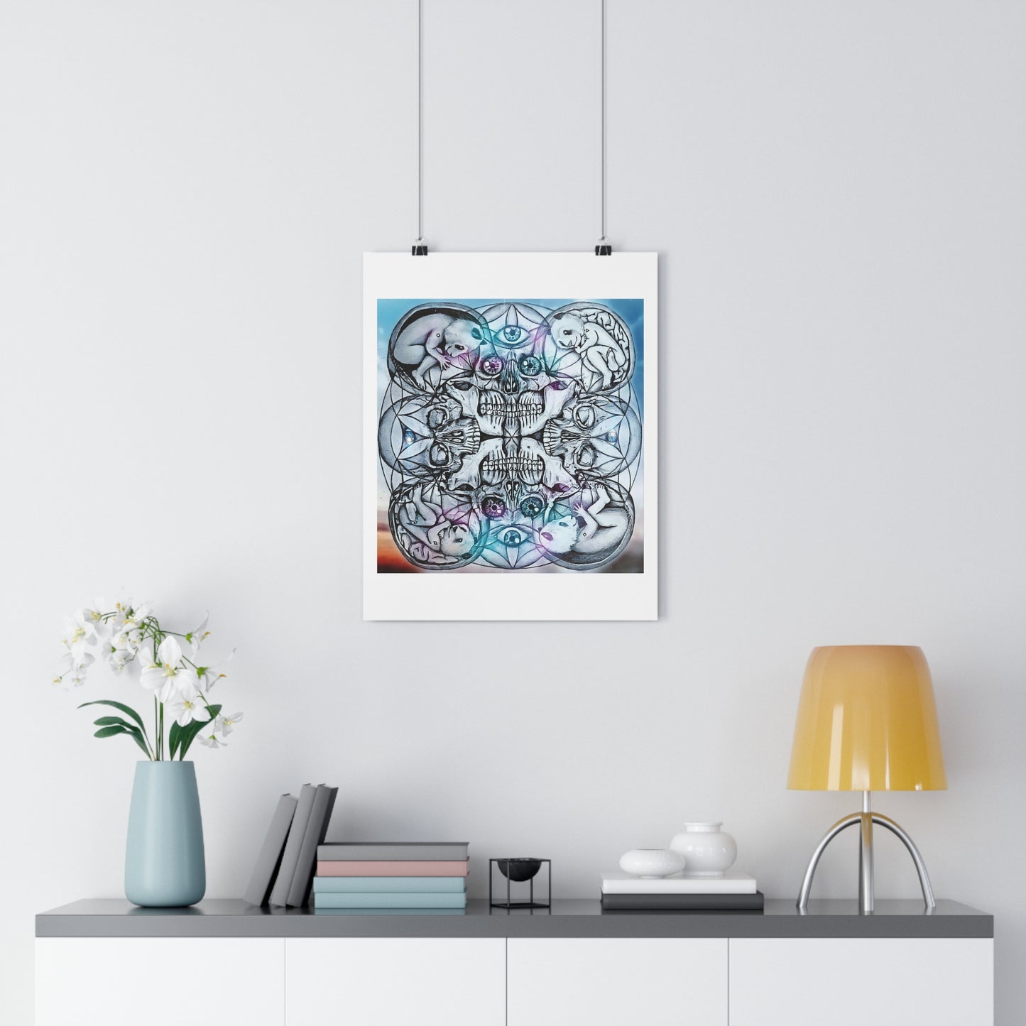 Giclée Art Print "one mind many faces"