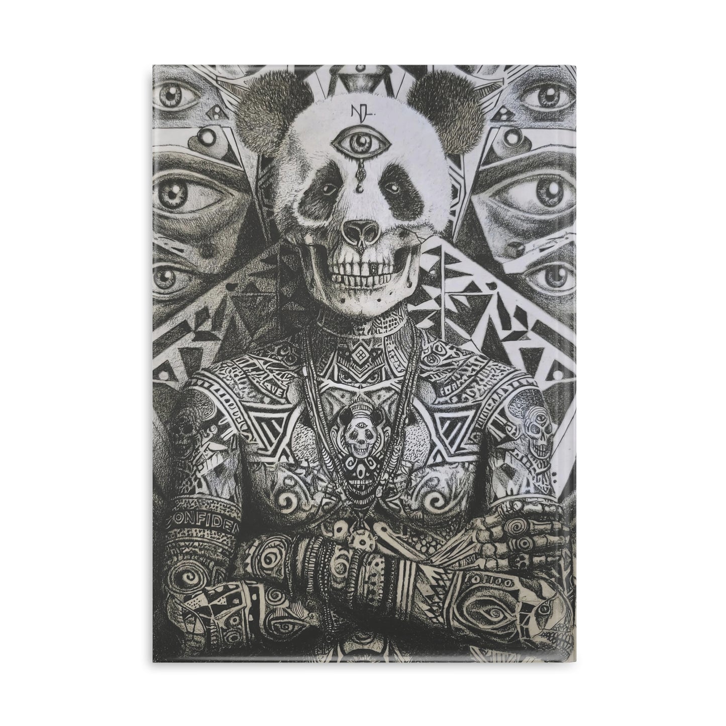 Art Hardcover Notebook with Puffy Cover