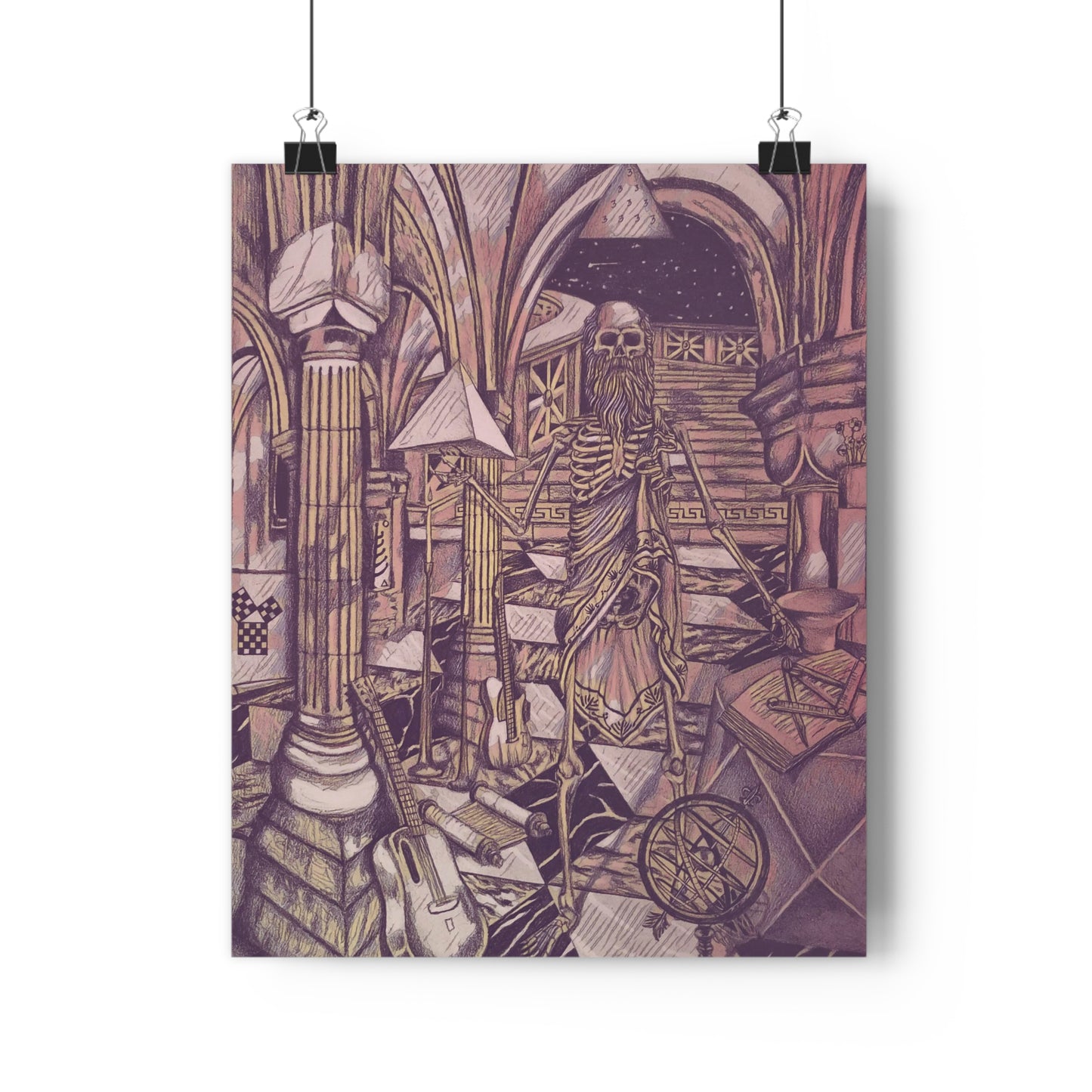 Giclée Art Print "Pythagoras on Otherside"