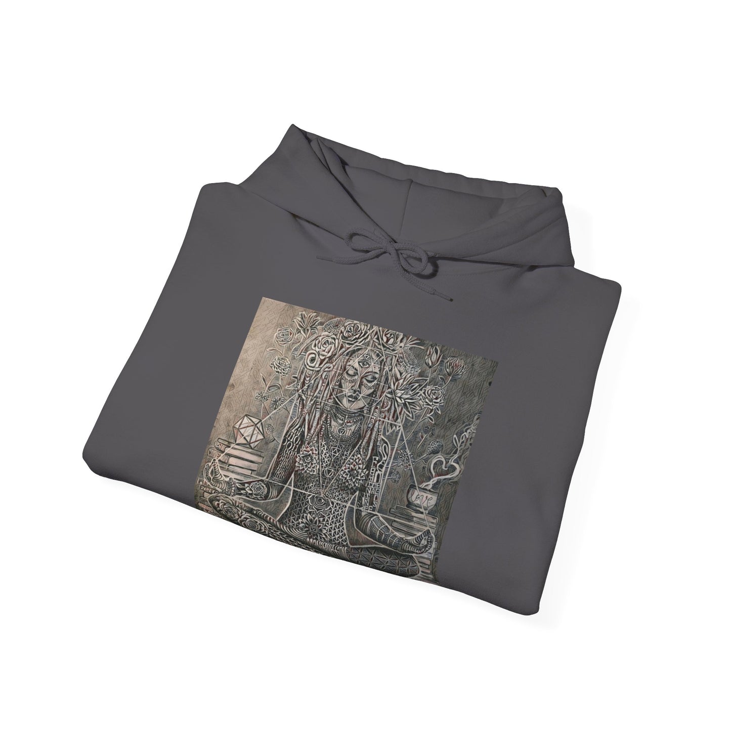 "Divine Feminine 2" Unisex Heavy Blend™ Hooded Sweatshirt