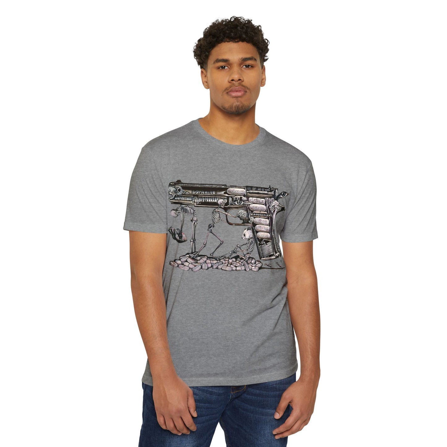 Unisex CVC Jersey T-shirt "whats in your gun"