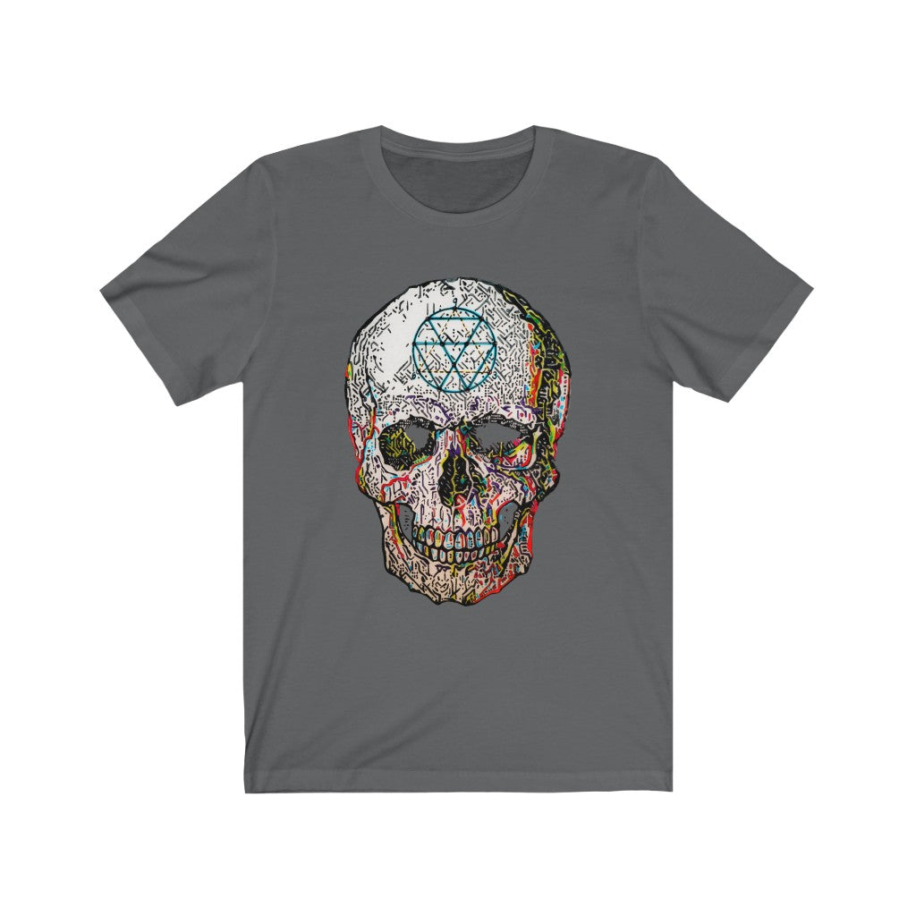 Unisex Jersey Short Sleeve Tee art print titled Key to the Universe