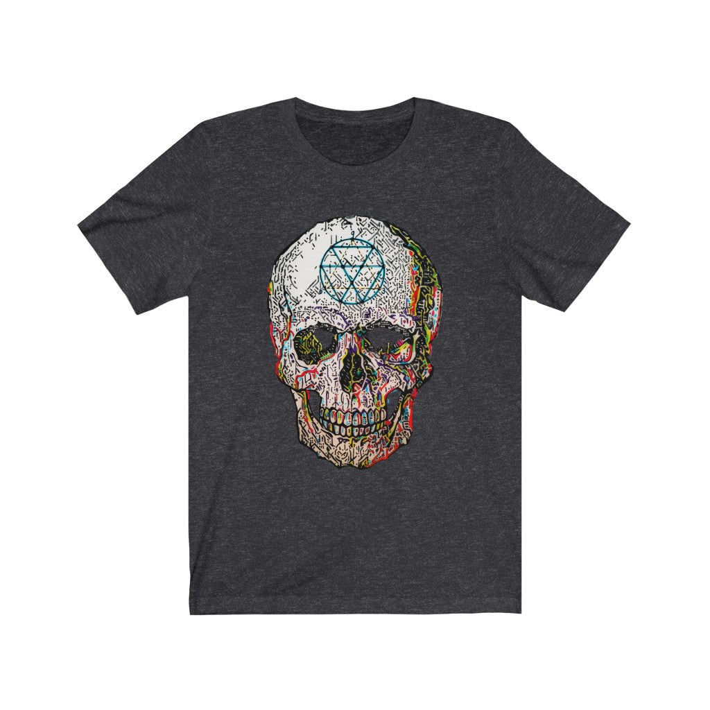 Unisex Jersey Short Sleeve Tee art print titled Key to the Universe